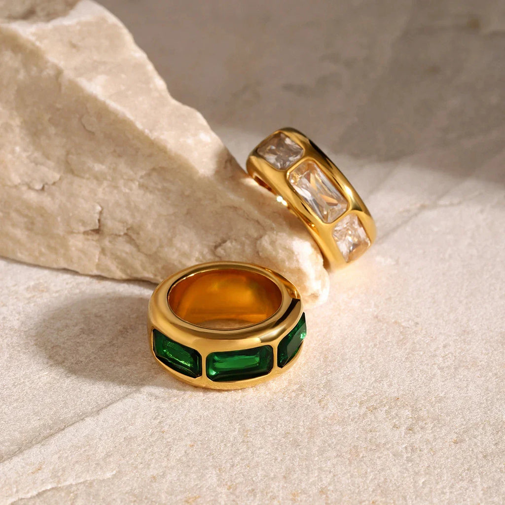 Chunky diamond ring