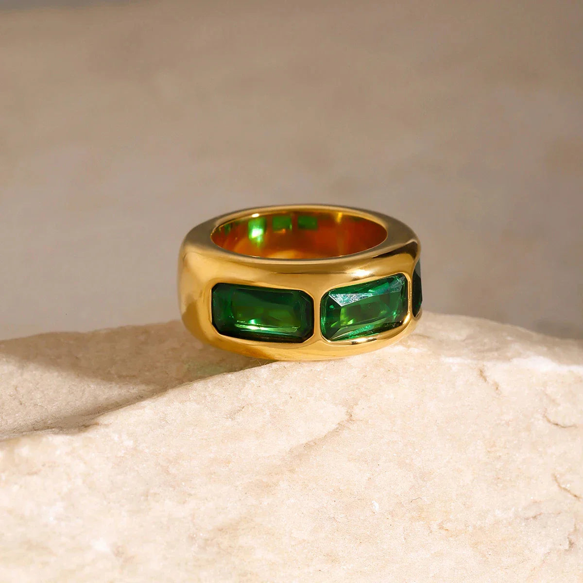 Chunky diamond ring