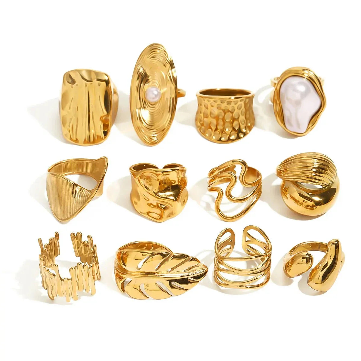 Chunky stoned ring