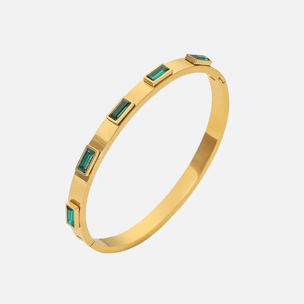 Classy green bangle