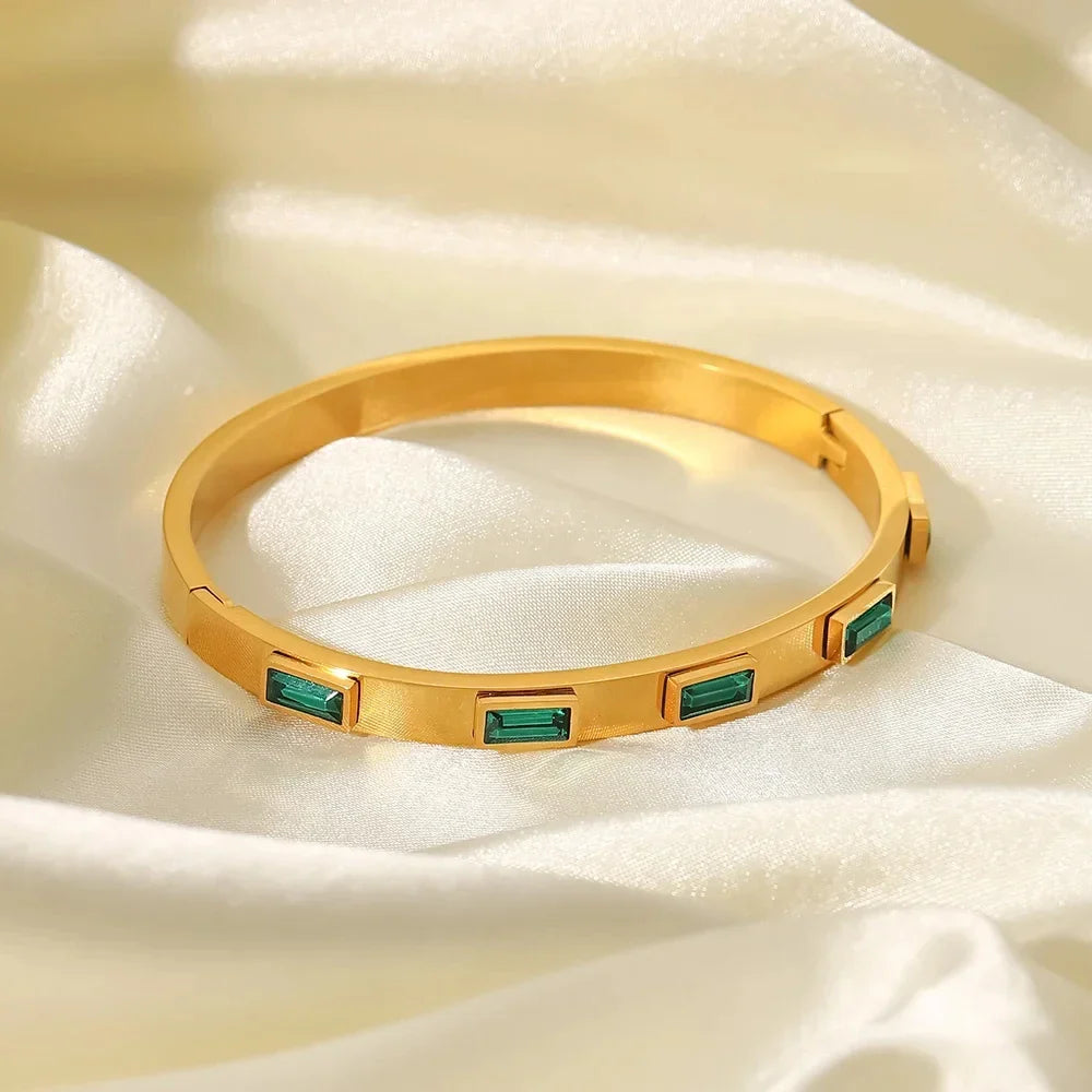 Classy green bangle