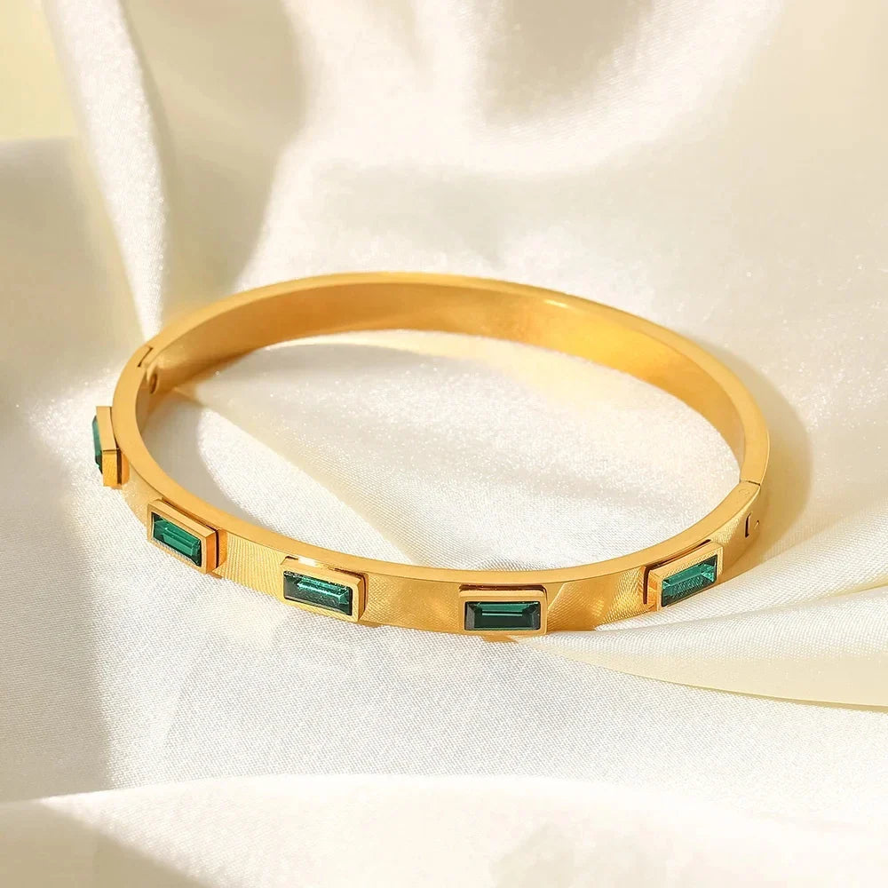 Classy green bangle