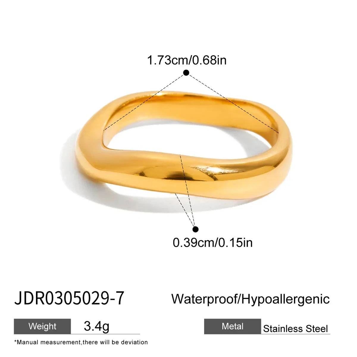 Curved classic ring