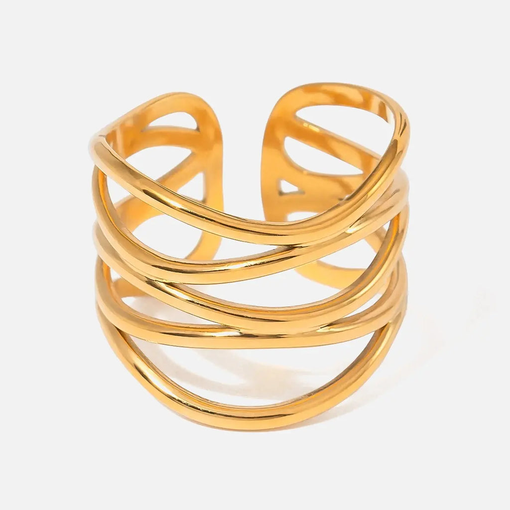 Holed lined ring