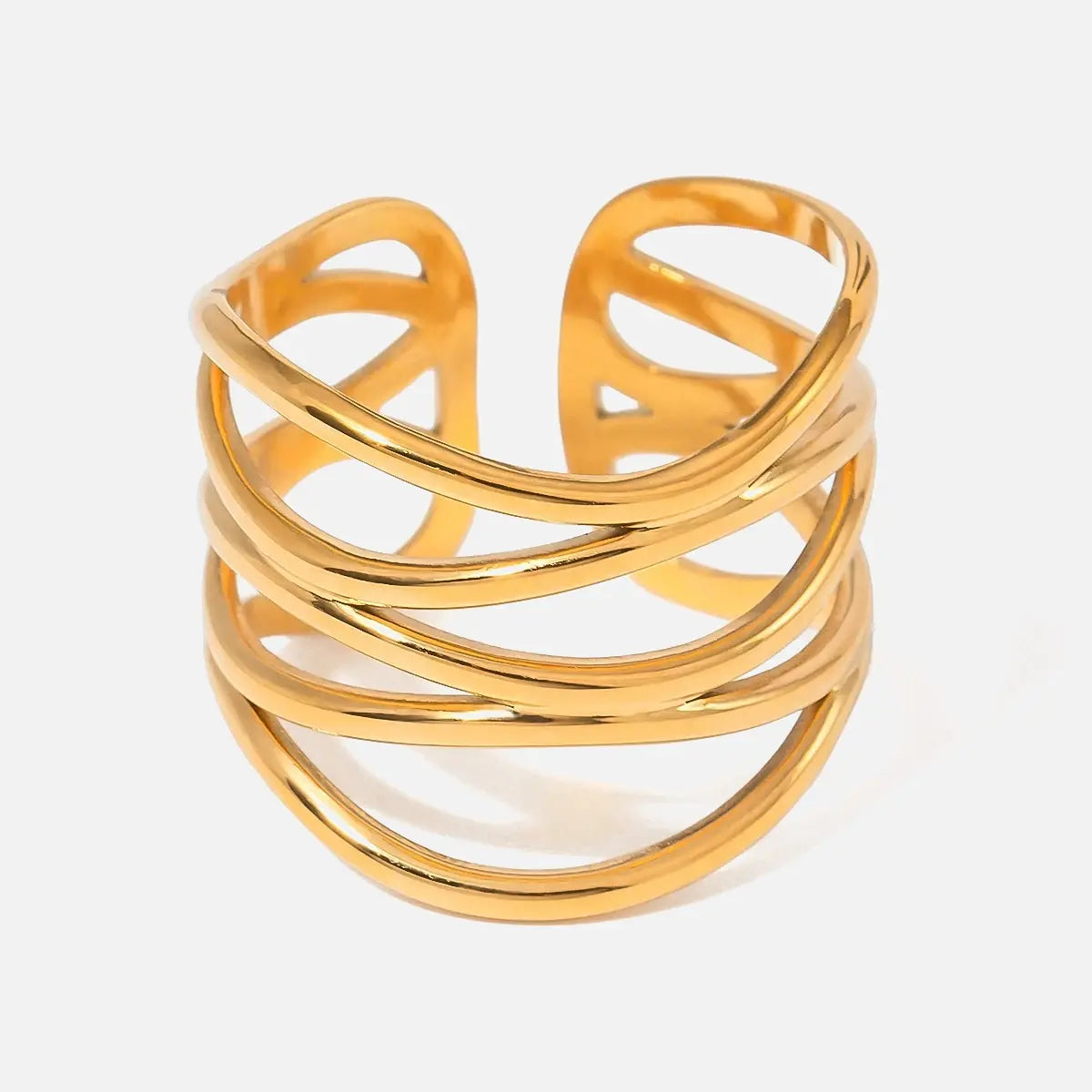 Holed lined ring