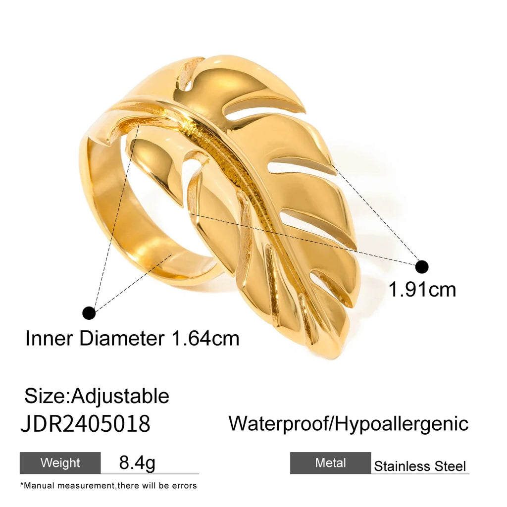 Leafed ring