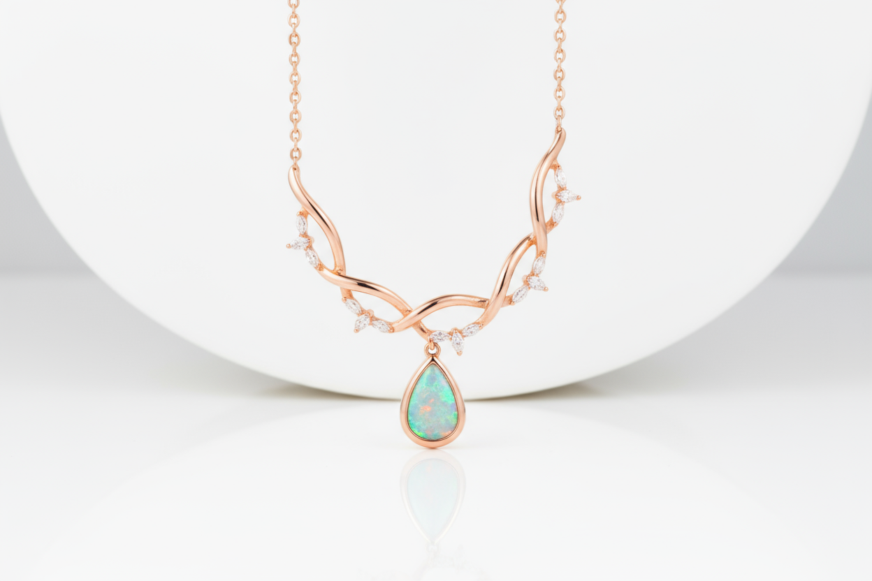 sieraad op witte achtergond