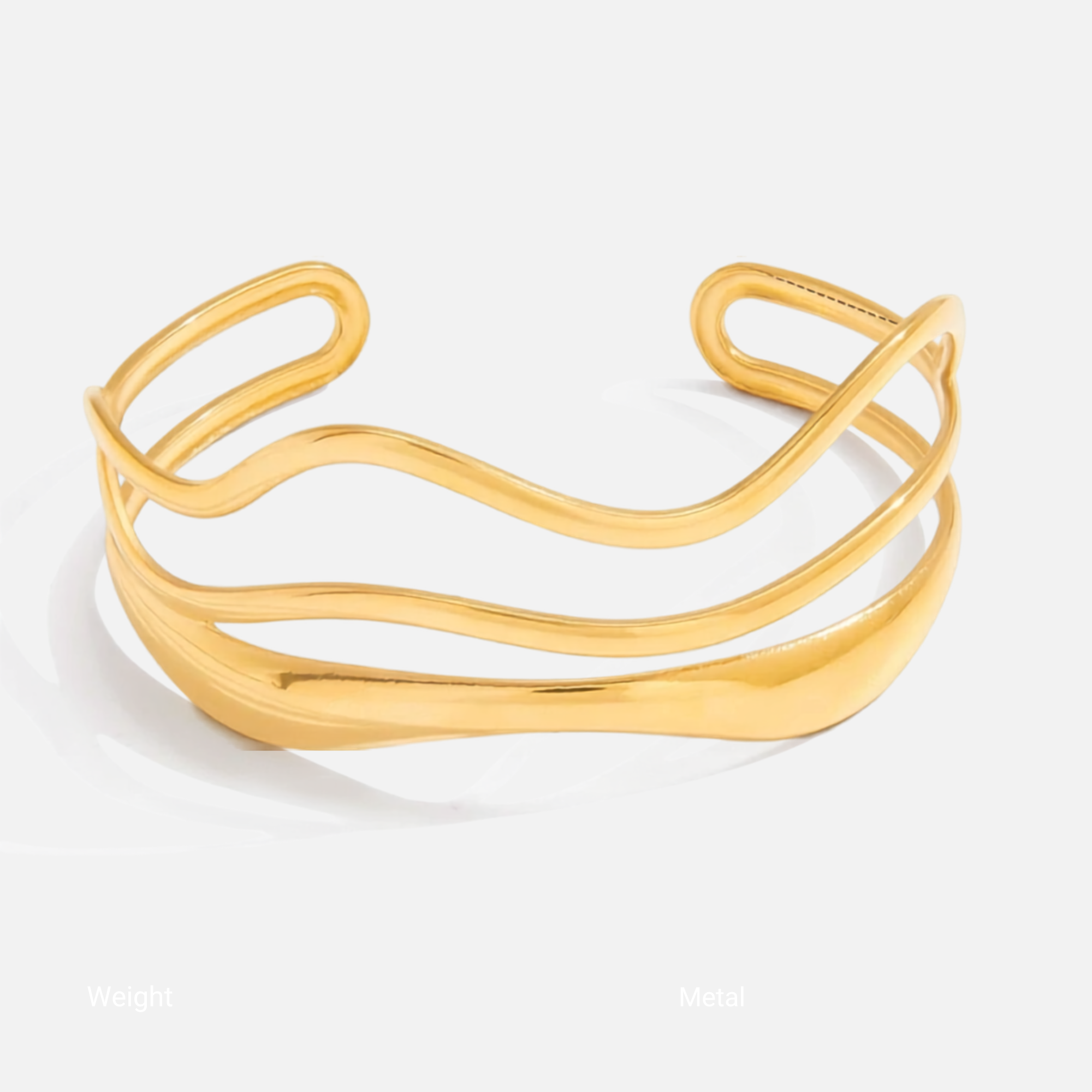 Wavy bangles